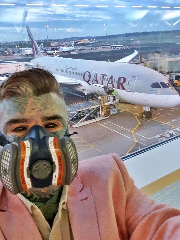 Britain’s most tattooed man faces daily judgment as people refuse to sit next to him on transport and secretly snap photos, but he refuses to let it hold him back.