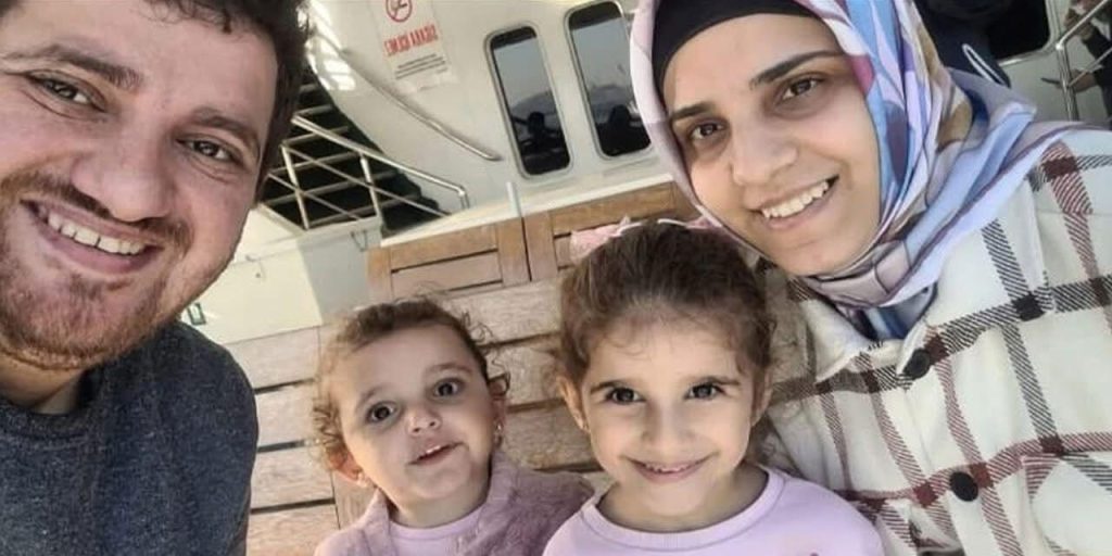 A dad and his two daughters were tragically killed when a rockslide crushed a car wash in Samsun, Turkey, while his wife survived with injuries and is in stable condition.
