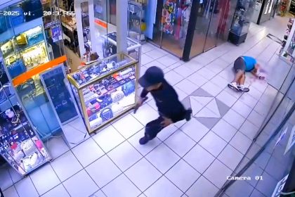 Man shot dead in Peruvian shopping mall by suspected 15-year-old gunman - CCTV captures chilling chase and killing as police link both victim and teen to crime networks.