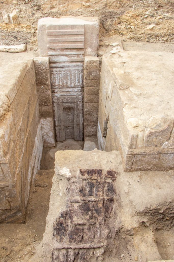 A 4,400-year-old tomb in Egypt's Saqqara Necropolis revealed a rare 15ft pink granite false door tied to Prince Userefre, offering insights into royal lineage and rituals.
