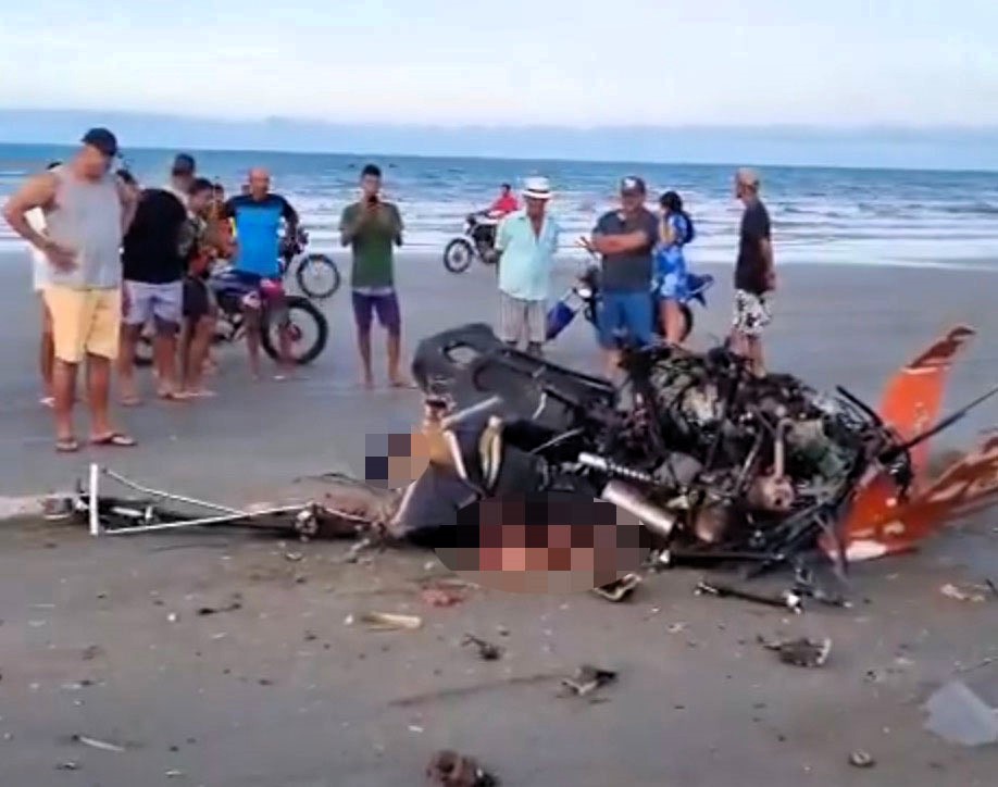 Pilot and tourist die in gyrocopter crash during livestream in Brazil - tragic accident on Areias Alvas Beach sparks investigation into cause and safety standards.