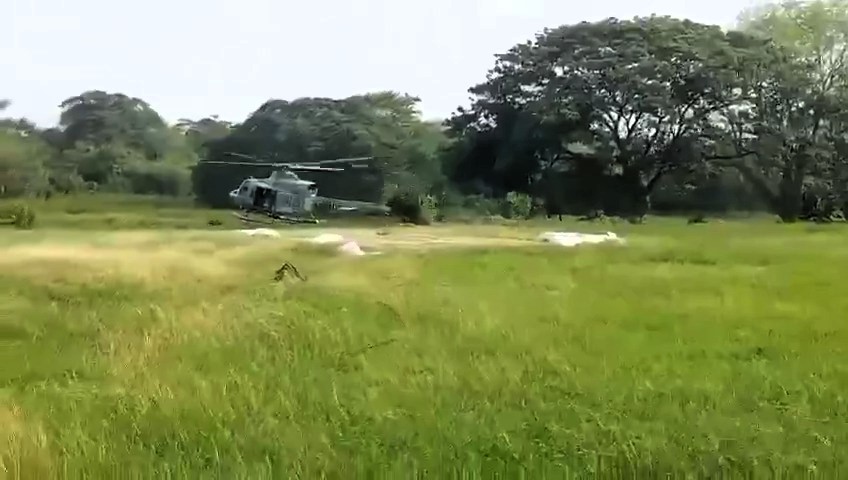 A Navy pilot died after a Bell 412EP helicopter crashed into a lake in Colombia during a supply mission, following a reported technical failure and loss of consciousness.