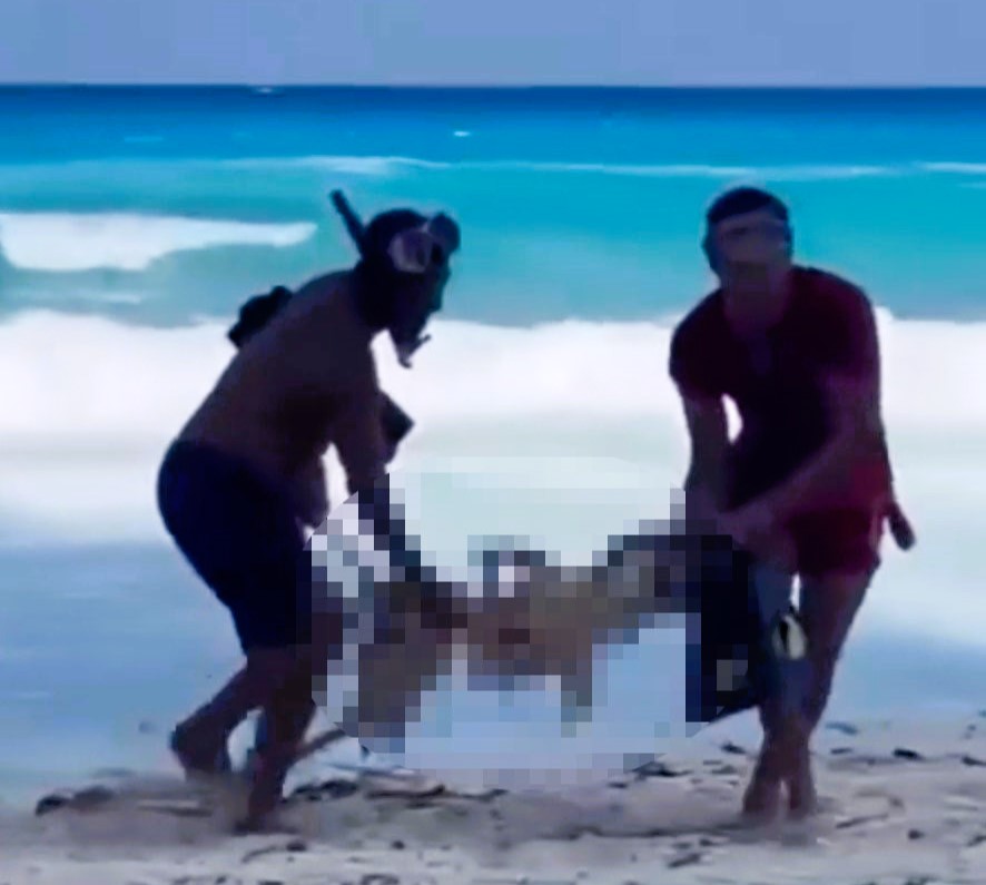 US tourist Alejandro Gonzalez vanished while saving a friend in Cancun and was later found as a skeleton, believed to have been eaten by sharks, sparking an investigation.