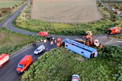 Two sisters among 11 dead in Brazil coach crash as survivor describes horror scene - bus flipped on MG-223 highway, injuring dozens and leaving families devastated.