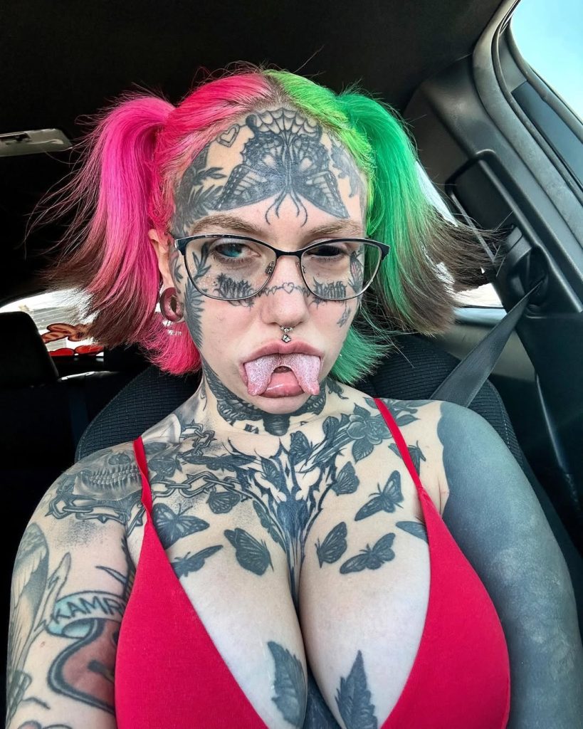 Orylan spent £52,000 on tattoos, a split tongue and eyeball ink to achieve her dream look and says she’s never felt more beautiful despite cruel online trolling.