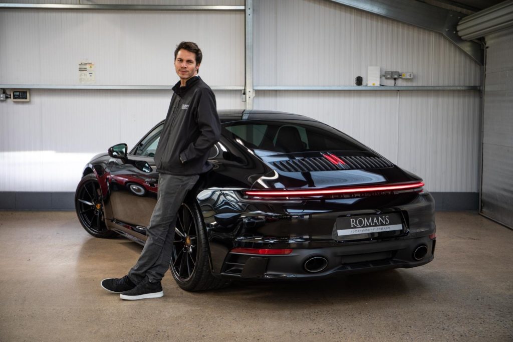 Car dealer Tom Jaconelli's £114k Range Rover was stolen for the fourth time but recovered thanks to a tracker and police dogs. Suspect caught and now in custody.