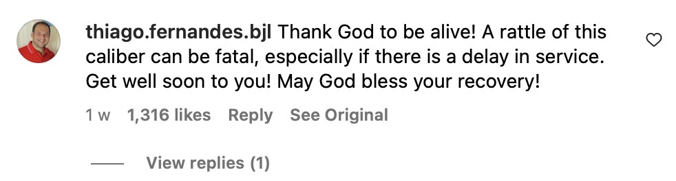 Social media comment on the post of Real estate agent Sany Galdino was bitten by a snake while filming a property video in Brazil, ending up in ICU before recovering and sharing her dramatic ordeal online.