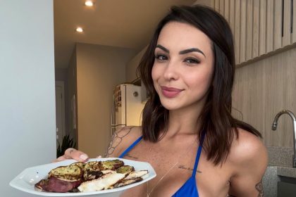 Fitness influencer Karol Rosalin spends over £800 monthly on groceries to maintain her AI-approved body with organic food, strict macros and 2,500 weekly squats.