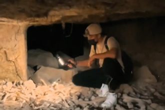 TikTok star José Flores found human bones and religious artefacts in hidden catacombs in Mexico, sparking fear among fans who claimed to hear a woman’s voice in his video.