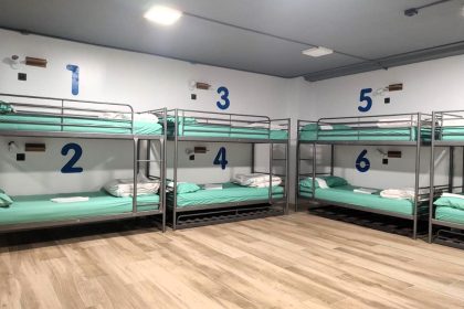 A Bilbao hostel near the Europa League final venue is under fire for charging over £2,000 for Squid Game-style bunk beds, leaving Man Utd and Spurs fans outraged.