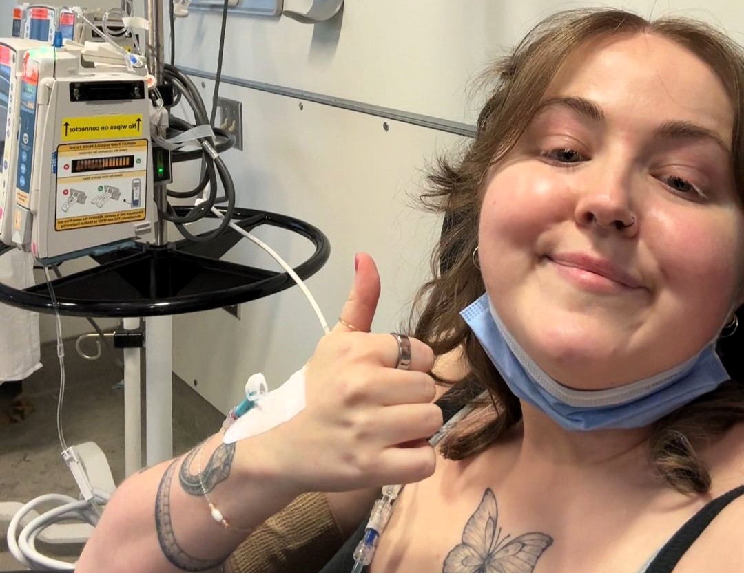 Kaylee Engle, 22, was diagnosed with stage four melanoma after finding daily lumps - now she’s sharing her journey online to raise awareness and inspire hope.