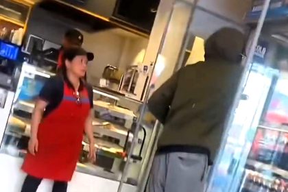 A man raided a Greggs fridge in Dalston, London, telling staff “I'm hungry” before walking out. The incident highlights growing concerns over theft and rising prices.
