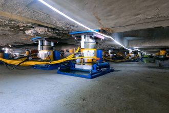 432 walking robots are relocating a 7,400 tonne Shanghai building 10 meters a day in a groundbreaking feat of AI and engineering, ahead of major underground development.
