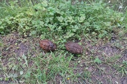 Magnet fisherman urged to call 999 after walking off with five grenades in Hopwood near Birmingham - police warn explosives could be volatile and pose serious danger.
