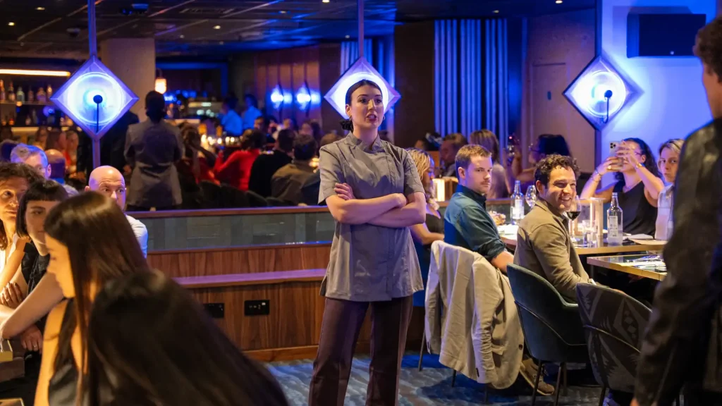 Knives Out fans can now dine and detect at The Perfect Bite - a London murder mystery dinner with live clues, drama and gourmet food in the old Bank of England vaults.