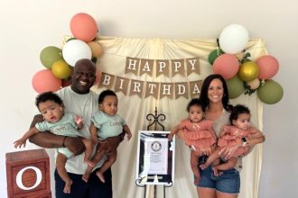 Born 115 days early, the world’s most premature surviving quadruplets just turned one - Lainey, Kali, Lennon and Koen beat the odds and are thriving at home.