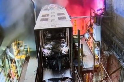 A vape tossed in a recycling compactor sparked a massive fire at a Walsall waste centre, prompting warnings over battery disposal as firefighters battled the blaze.