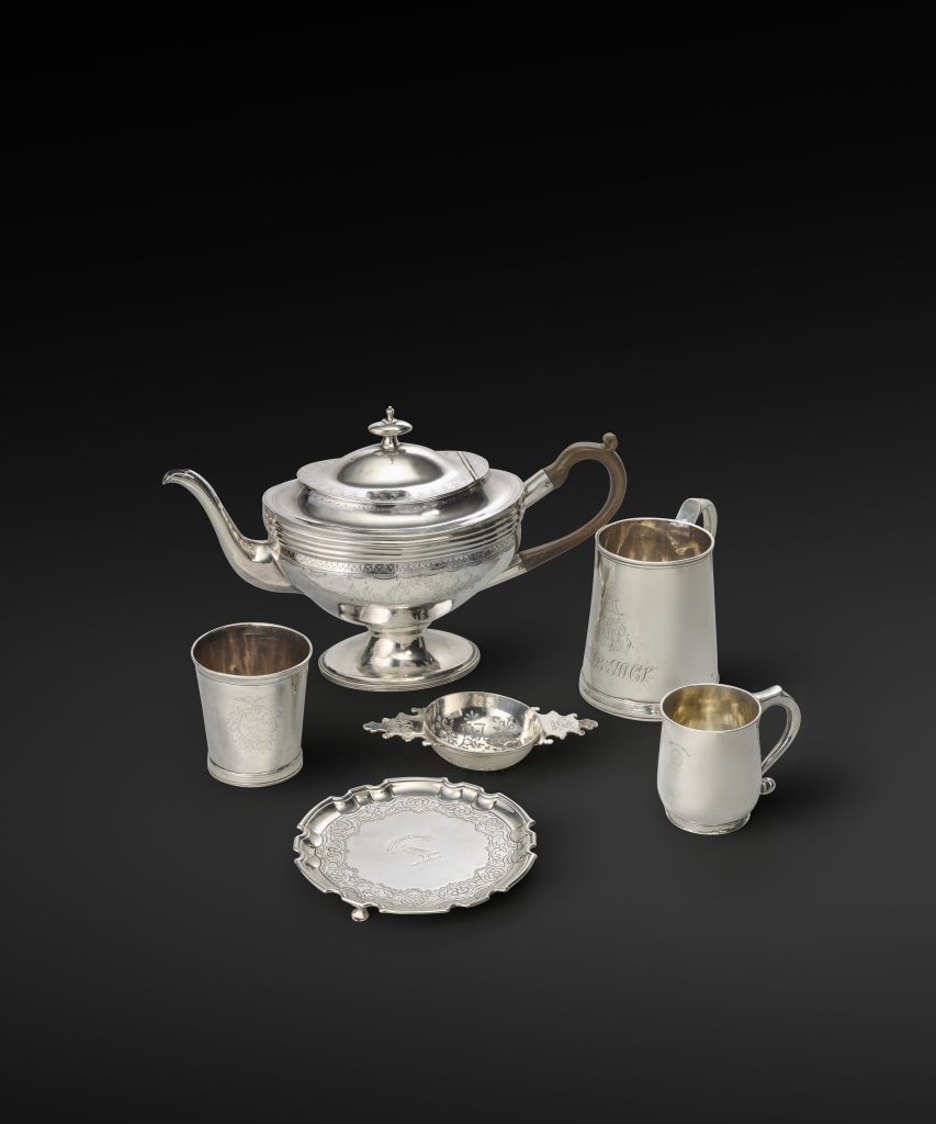 Late Flog It! star Michael Baggott's silver collection sold for over £125,000 at auction, more than doubling its estimate, with rare York pieces sparking intense bidding.