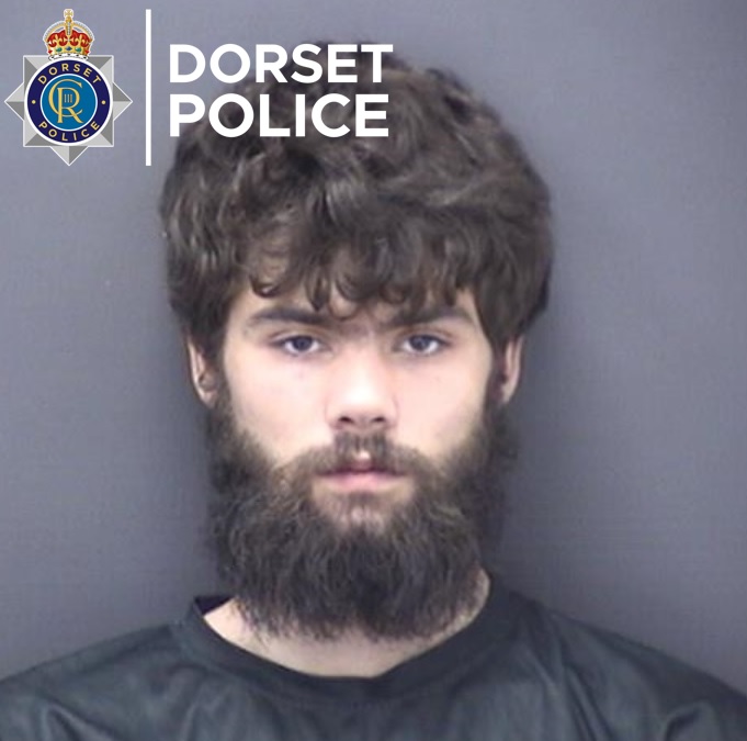 Banned driver Callum Giddins caused a horror crash near Ferndown while high on drugs, seriously injuring another motorist after fleeing police in a black Audi A1.