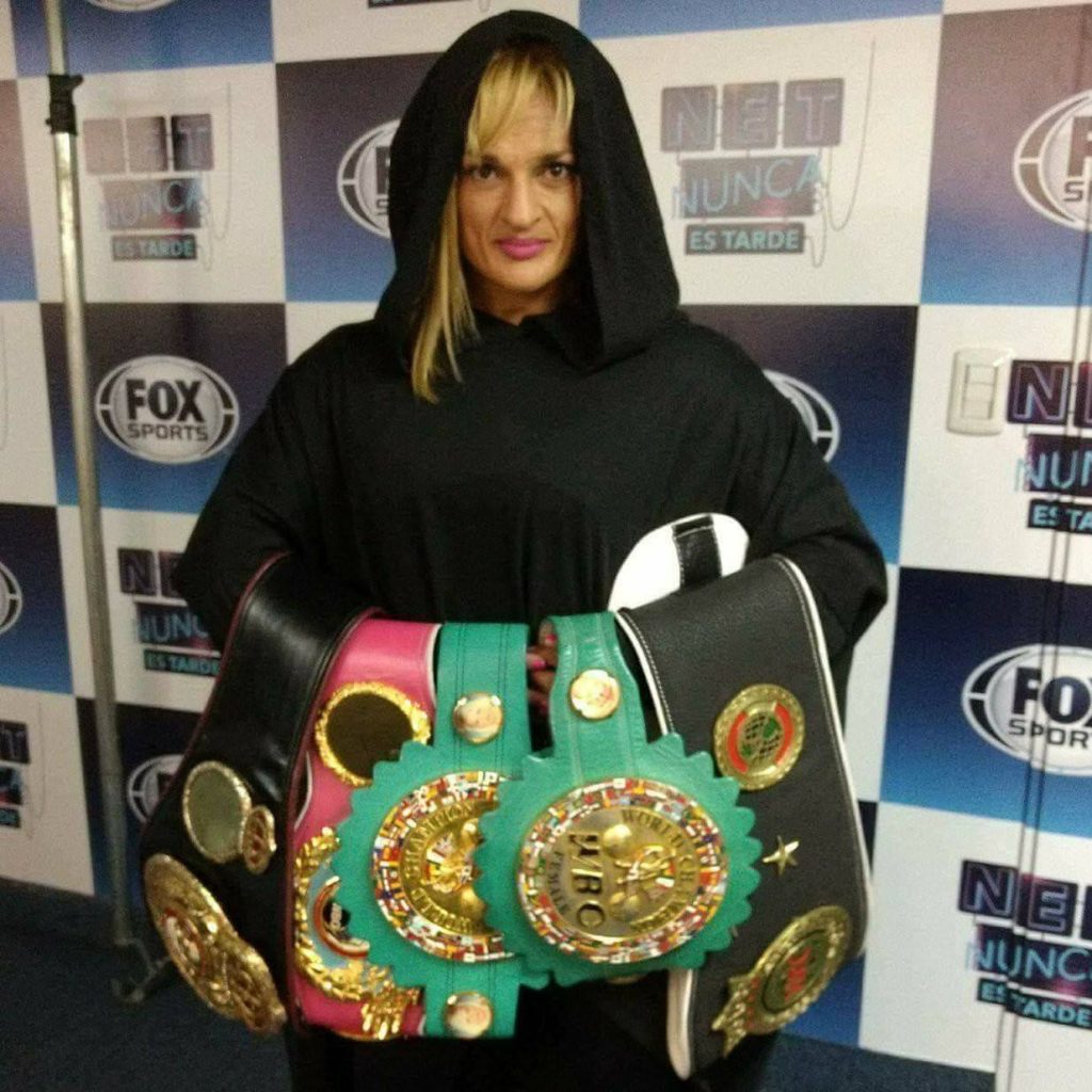 Former world boxing champ Alejandra 'Locomotora' Oliveras, known as 'Female Rocky', has died at 47 after a stroke and heart attack. She was also a bodybuilder and politician.