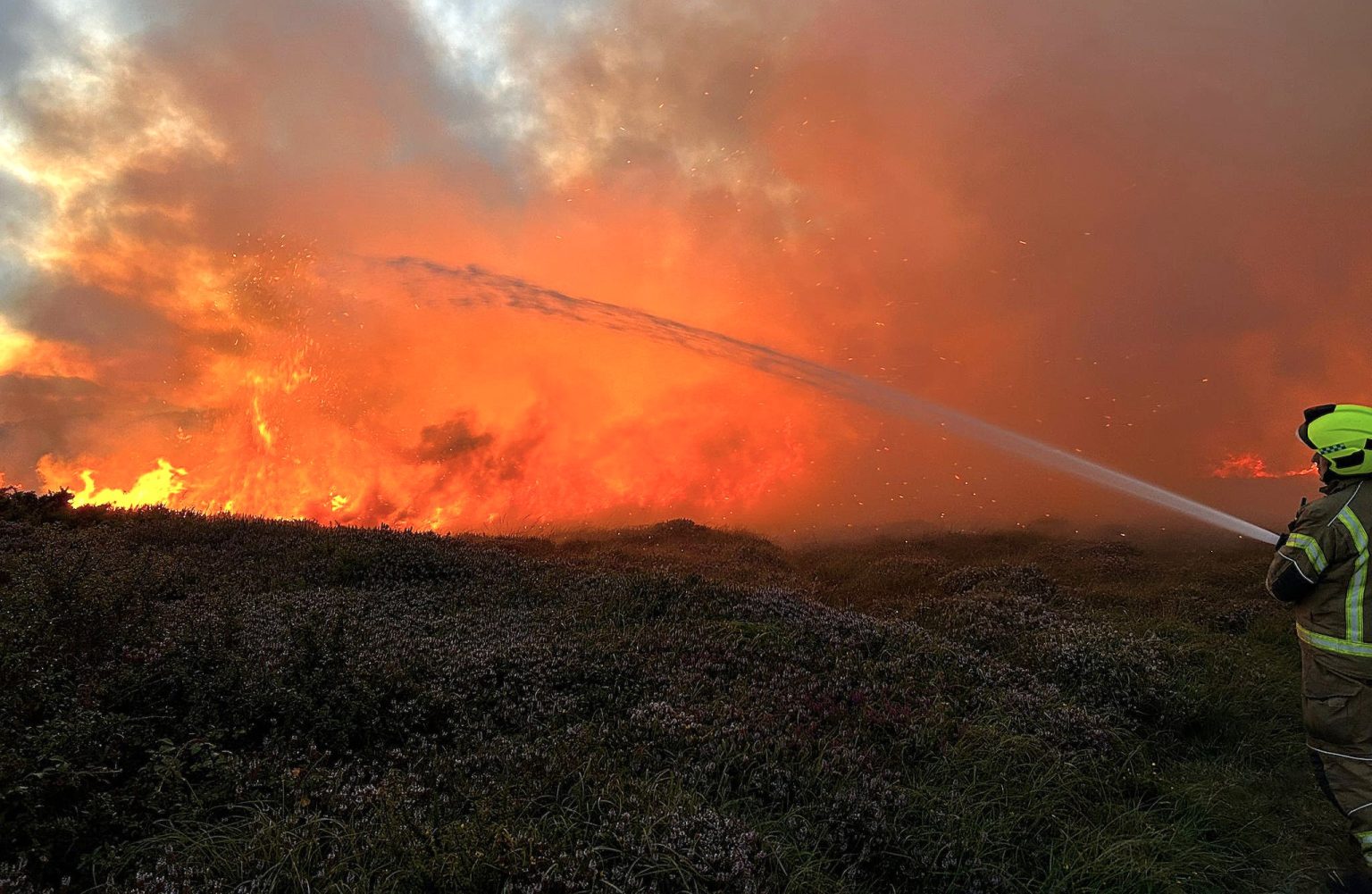 A blaze at Poldark filming site near Kynance Cove scorched rare wildlife habitat during UK’s driest year in decades - crews battled to save the protected landscape.