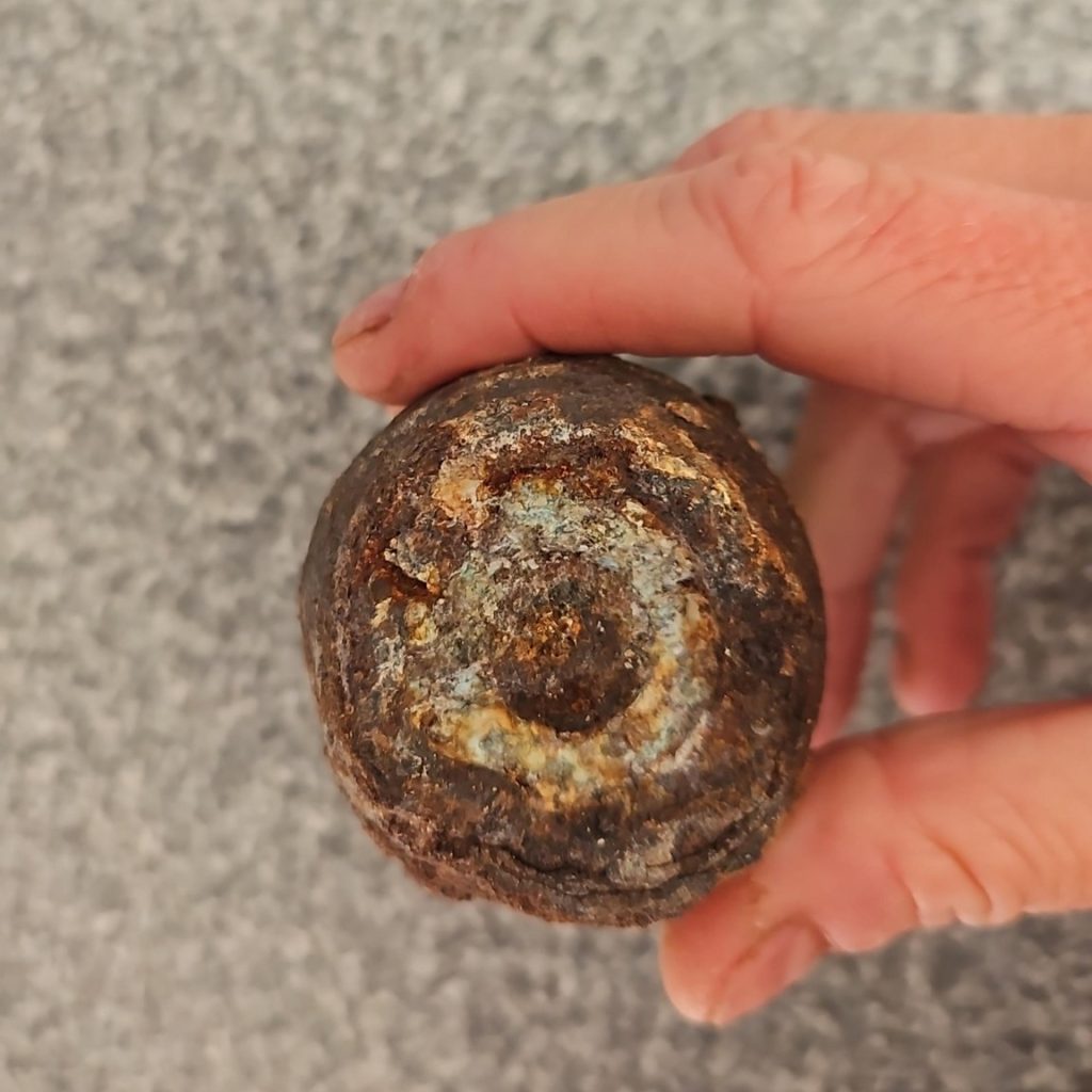 A beachgoer sparked panic after taking home a suspected WW2 German mortar bomb from St Ouen's Bay - bomb squad called to safely recover the potentially live device.