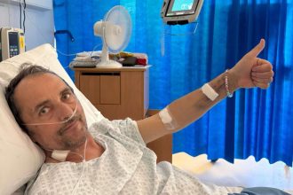 Fit and healthy dad dies for 45 minutes after collapsing in garden - son’s quick CPR saves him as family prepares to say goodbye before miracle full recovery.