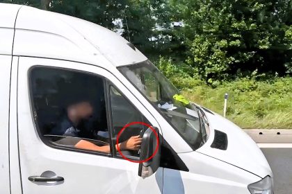Over 100 reckless drivers were caught in one day by undercover police using an unmarked HGV on the M1, M18 and A1 - exposing shocking road safety violations.