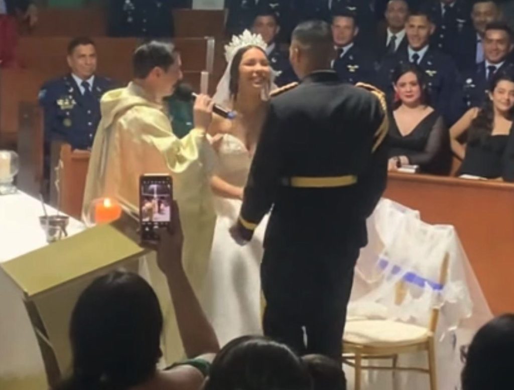 Bride killed by lightning during honeymoon beach photo in Honduras as husband Cristhian Álvarez watches in horror - tragic end just days after fairytale wedding.