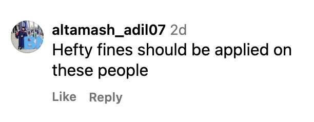 Social media comment on the post of Fly-tipper caught on CCTV dumping rubbish by bin in Southall - Ealing Council launches investigation and urges public to help name and shame offender.