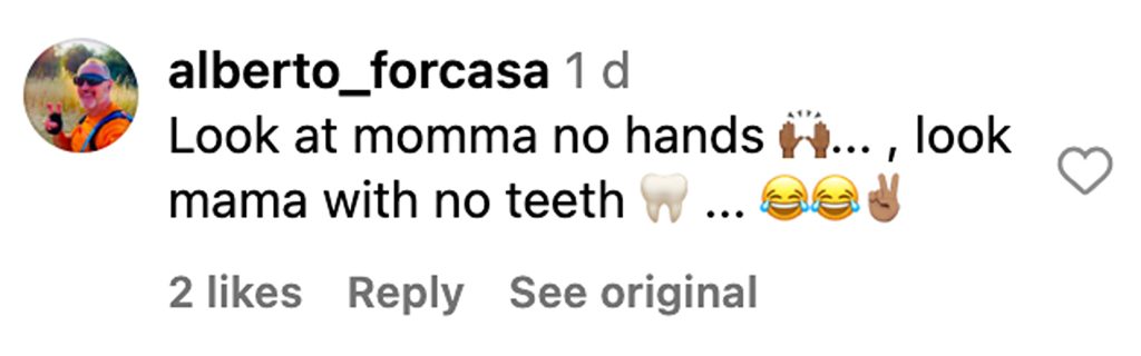 Social media comment on the post of Motorbike passenger caught doing Titanic pose on Spanish motorway goes viral as reckless stunt near Marbella sparks shock and jokes about Jack and Rose moment.