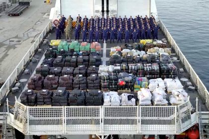 US Coast Guard seizes record $473m haul of cocaine and marijuana in Miami - 76,140lbs of drugs equal to 23 million lethal doses seized in massive multi-mission bust.