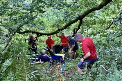 Woman miraculously survives 30ft fall after mobility scooter somersaults down steep drop in Lake District - rescued by police and mountain team with no serious injuries.