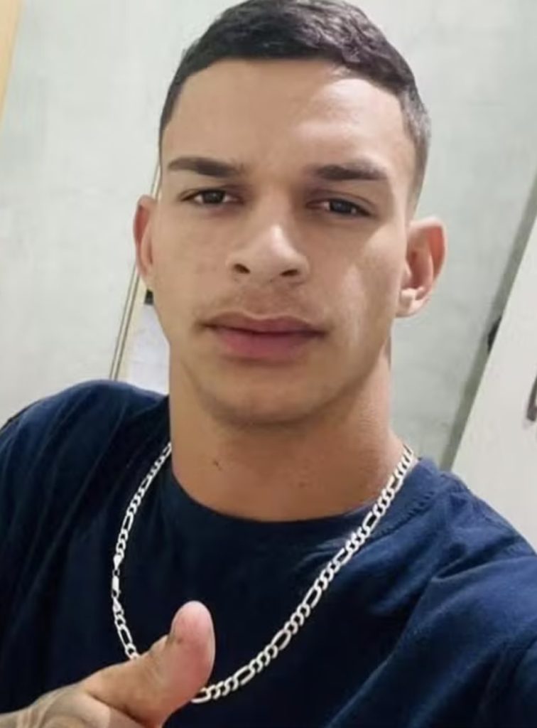 Young dad Kayky Nelson, 21, was found dead with his head stuck in his ex’s window bars in Brazil after a night of conflict. Police are treating the case as suspicious.