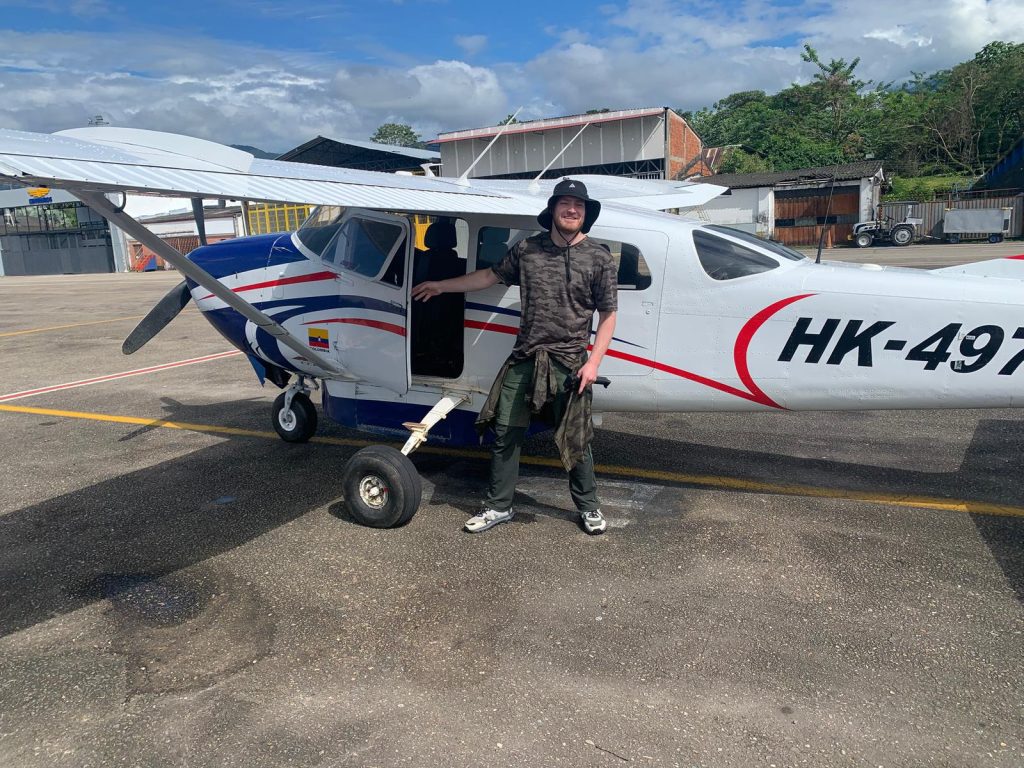 Traveler Callan Bole survived 18 days stranded in the Amazon Rainforest after his boat broke down - rescued by chance on a military plane he now craves more adventure.