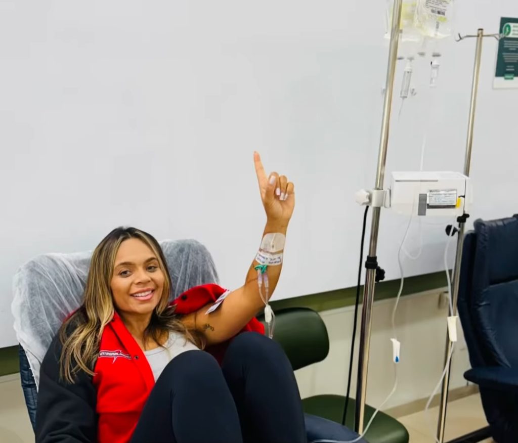 Giovana Nascimento, 36, mistook back pain and fatigue for stress before discovering she had aggressive breast cancer that spread to her bones and liver.