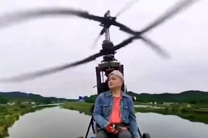 Aviation influencer Tang Feiji tragically died in front of 1,000 fans when his ultralight aircraft crashed and burst into flames during a livestream in central China.
