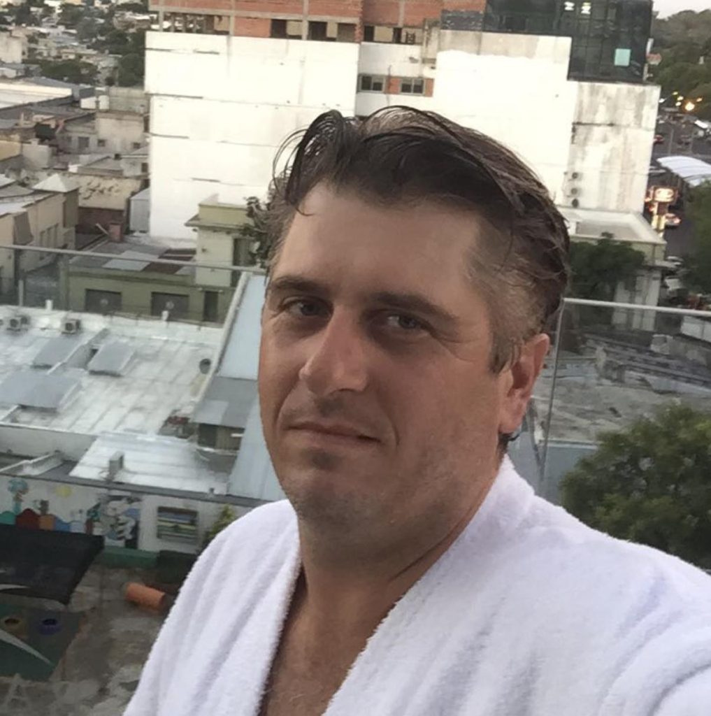 Businessman Jonas Stefanello, 45, died in a crash just hours after picking up his new Porsche Cayman S in Brazil - the father of one lost control in heavy rain and hit a tree.
