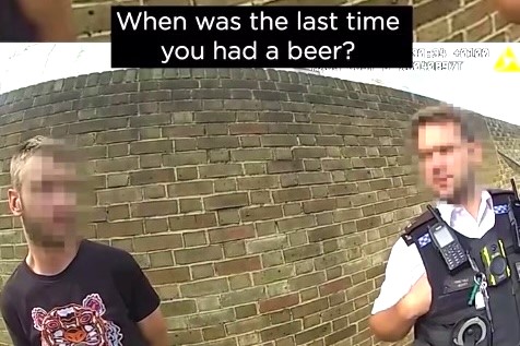 Cops used a stinger to stop a fake plate BMW in north London, finding driver Benas Raazumas was twice the drink limit. He was banned, fined £1,442 and had his car seized.