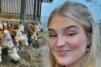 Clarkson's Farm star Harriet Cowan swaps NTAs glam for farm reality - days after winning award she was back in wellies testing sheep poo and searching for worms.