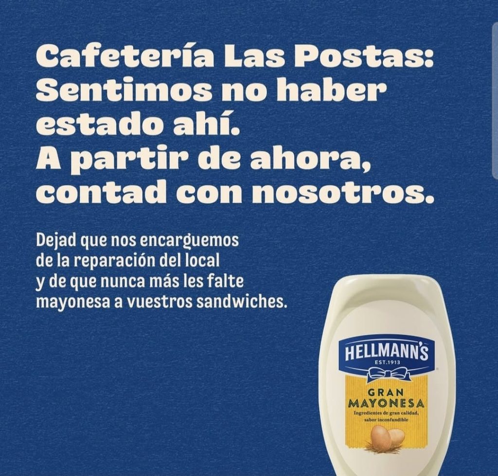 Hellmann’s offers to repair Spanish café torched in mayo row - Brand vows shelves will never run out again after arson attack sparks debate over marketing response.
