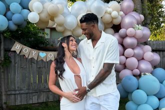 Love Island star Olivia Kaiser reveals she was secretly pregnant while filming The Challenge - reality favourite expecting first baby with Theo Campbell in December.