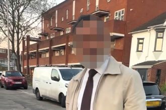 A motorist and biker clashed in Ilford after a near miss - but instead of violence, the road rage row turned comical with quips like go drink some water ending the spat.