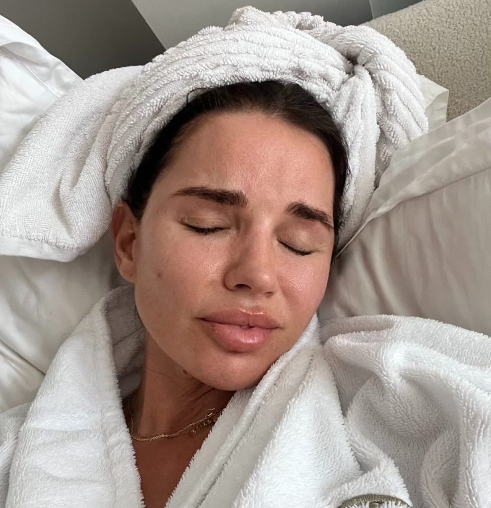 Real Housewives of Cheshire star Tanya Bardsley misses NTAs after hospital dash for hysterectomy - reality star reveals years of pain from adenomyosis and fibroids.