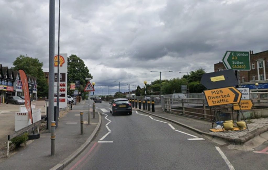 A Met Police officer was compared to Usain Bolt after sprinting down a dual carriageway to catch a Mini thief who crashed on the A3 before fleeing on foot.