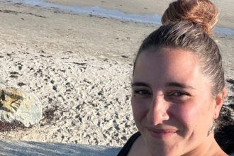 Parenting coach Anouska Cassells, 41, recalls a terrifying surfing accident where a rip current nearly drowned her before friends saved her in a dramatic rescue.