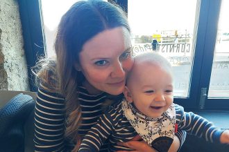 Mum Deborah Rowe is warning parents after her son Jonah, 2, was diagnosed with stage four neuroblastoma following tummy pain and a limp first spotted after swimming.