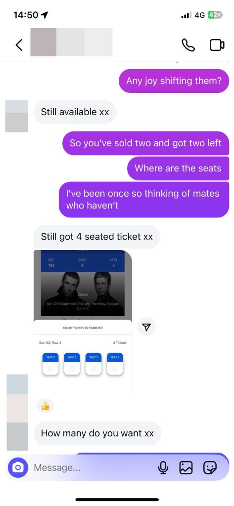 Jon from Hertfordshire was horrified after hackers hijacked his Instagram to scam friends with fake Oasis tickets. Victims lost hundreds as he fought to regain control.