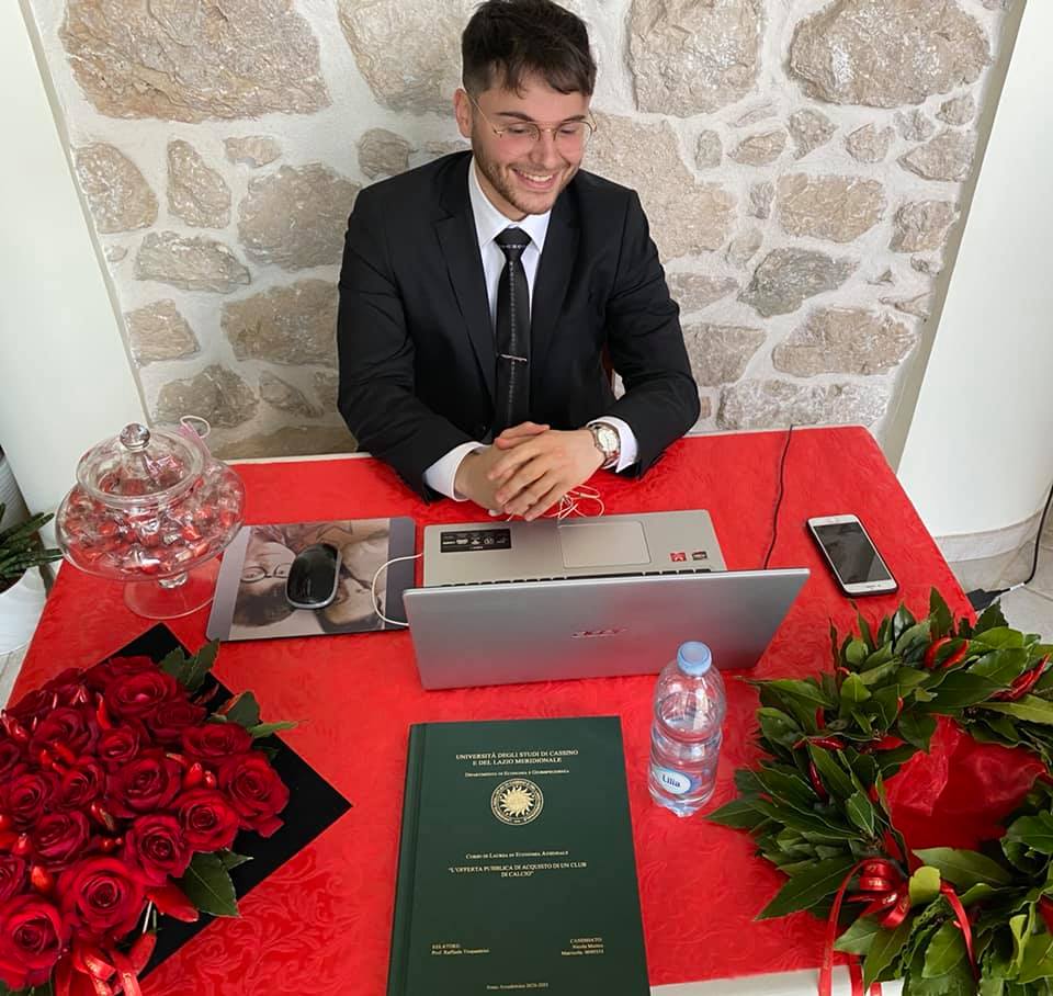 Brave student Nicola Matteo, 28, died just a day after earning his master’s degree from Sapienza University, watching proudly from his hospital bed as his sister defended his thesis.