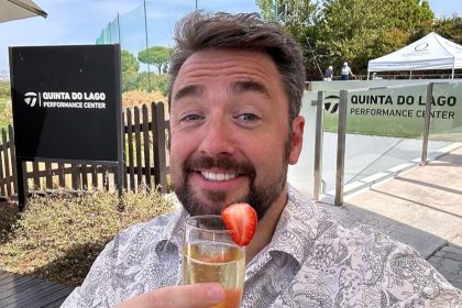 Comedian Jason Manford smashed his car’s rear window with his kid’s bike while reversing on a family trip to Wales, joking that it was life’s way of keeping him grounded after a big gig.